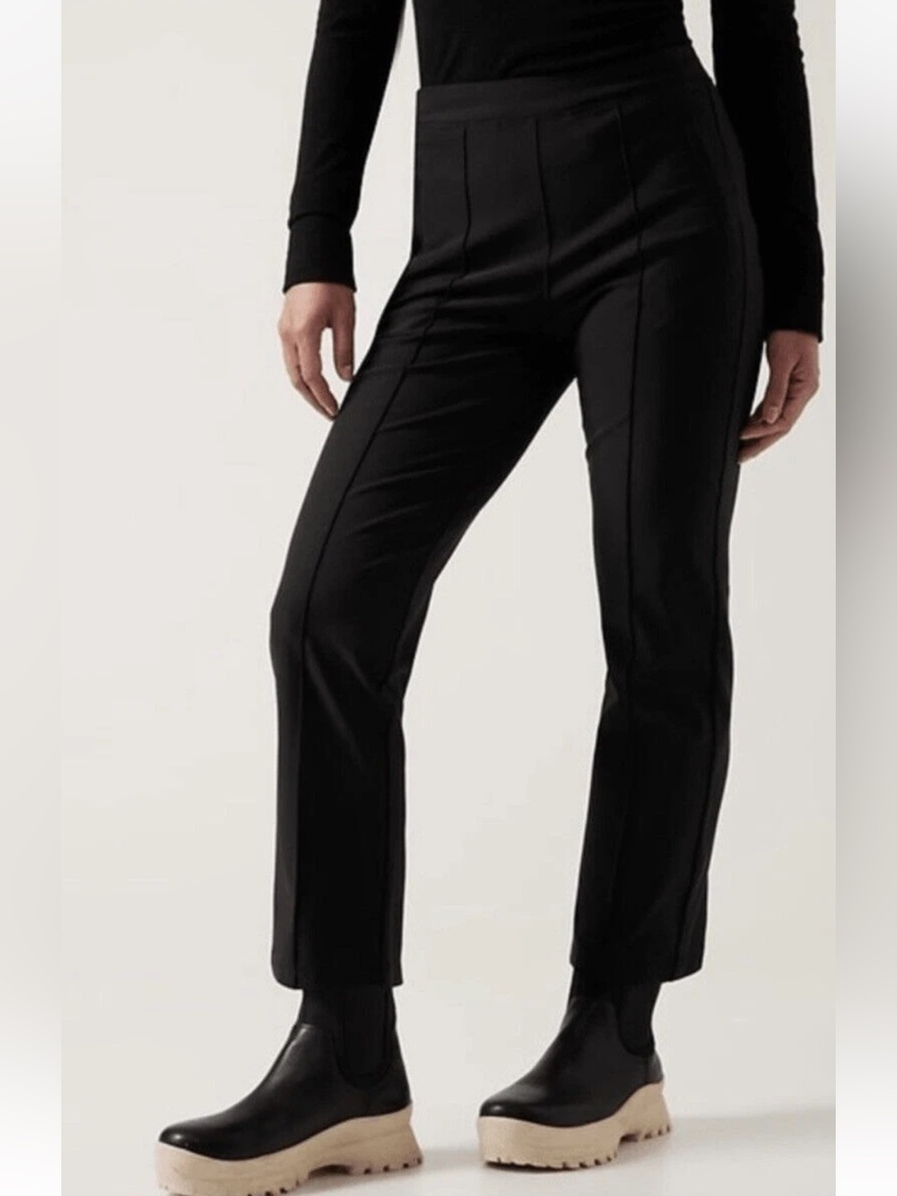 Athleta Headlands Hybrid Pant Black Casual Athleisure Active Women’s Size 4